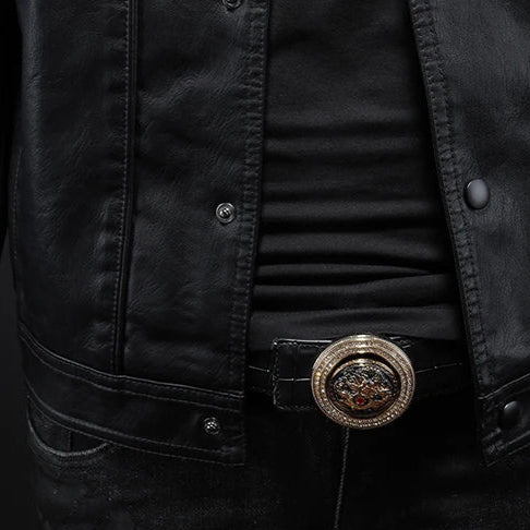 RIDER™ | Chaqueta de Cuero Espíritu Rebelde