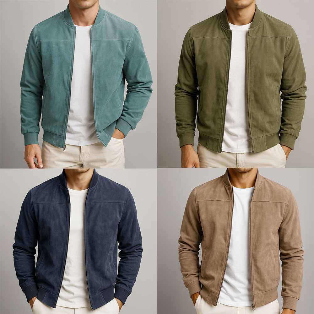 Marceaux™ – La Cazadora de Ante Auténtica para Hombre