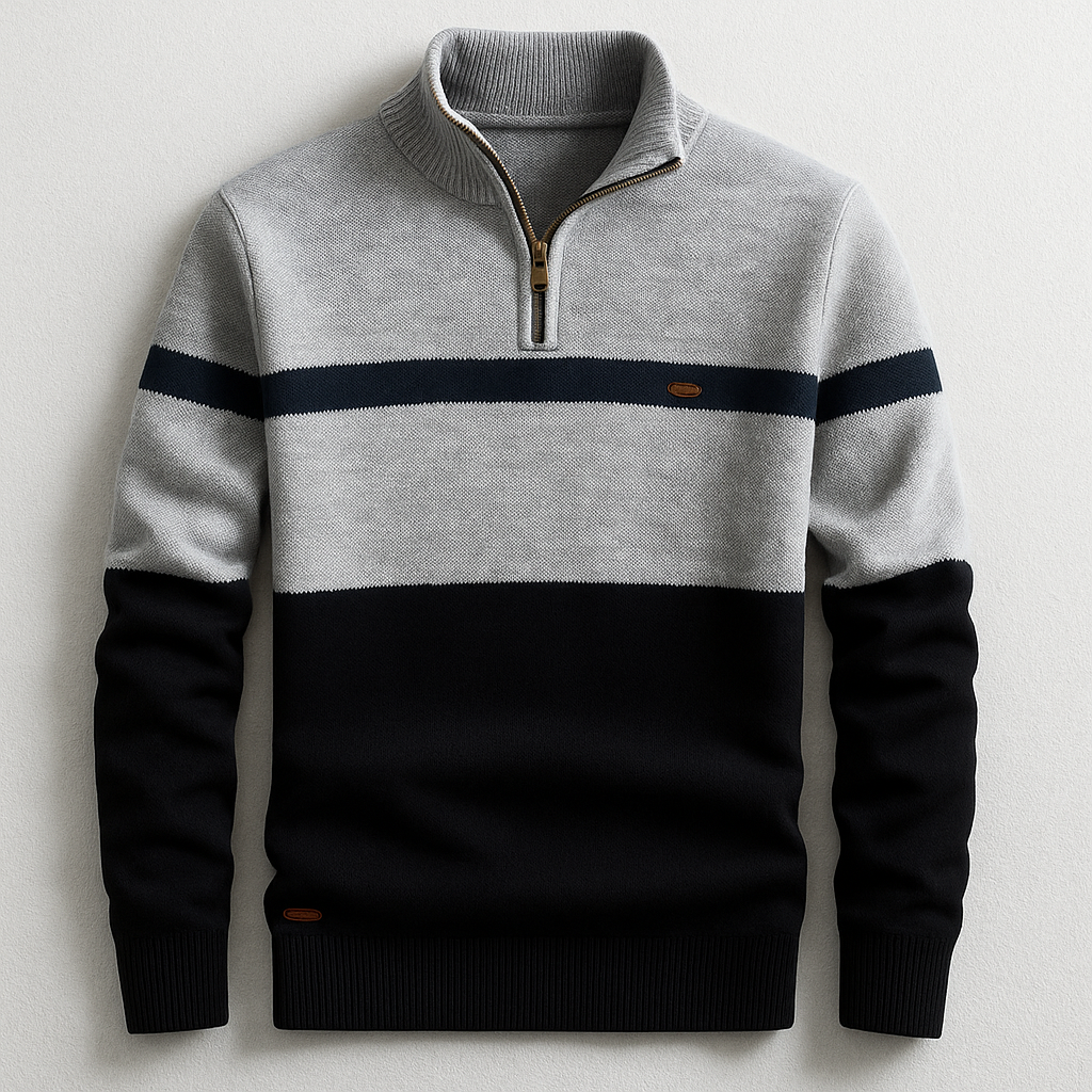 Éloi™ | Jersey refinado y cómodo con media cremallera