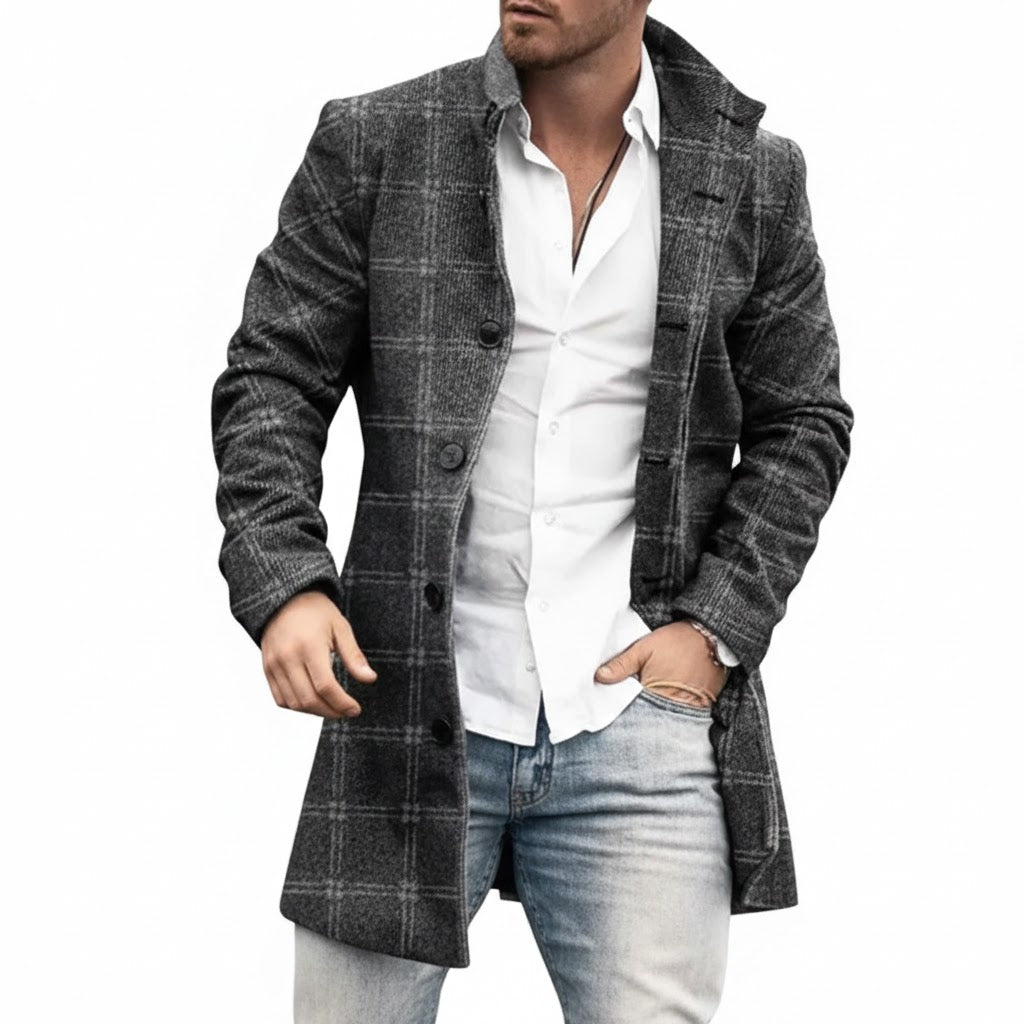 Adrien™ – El Abrigo Elegante y Cómodo para Hombre