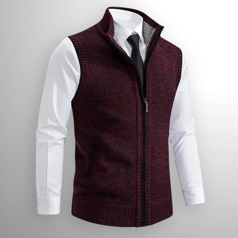 Harlain™ – El chaleco con cremallera que une elegancia y confort atemporal