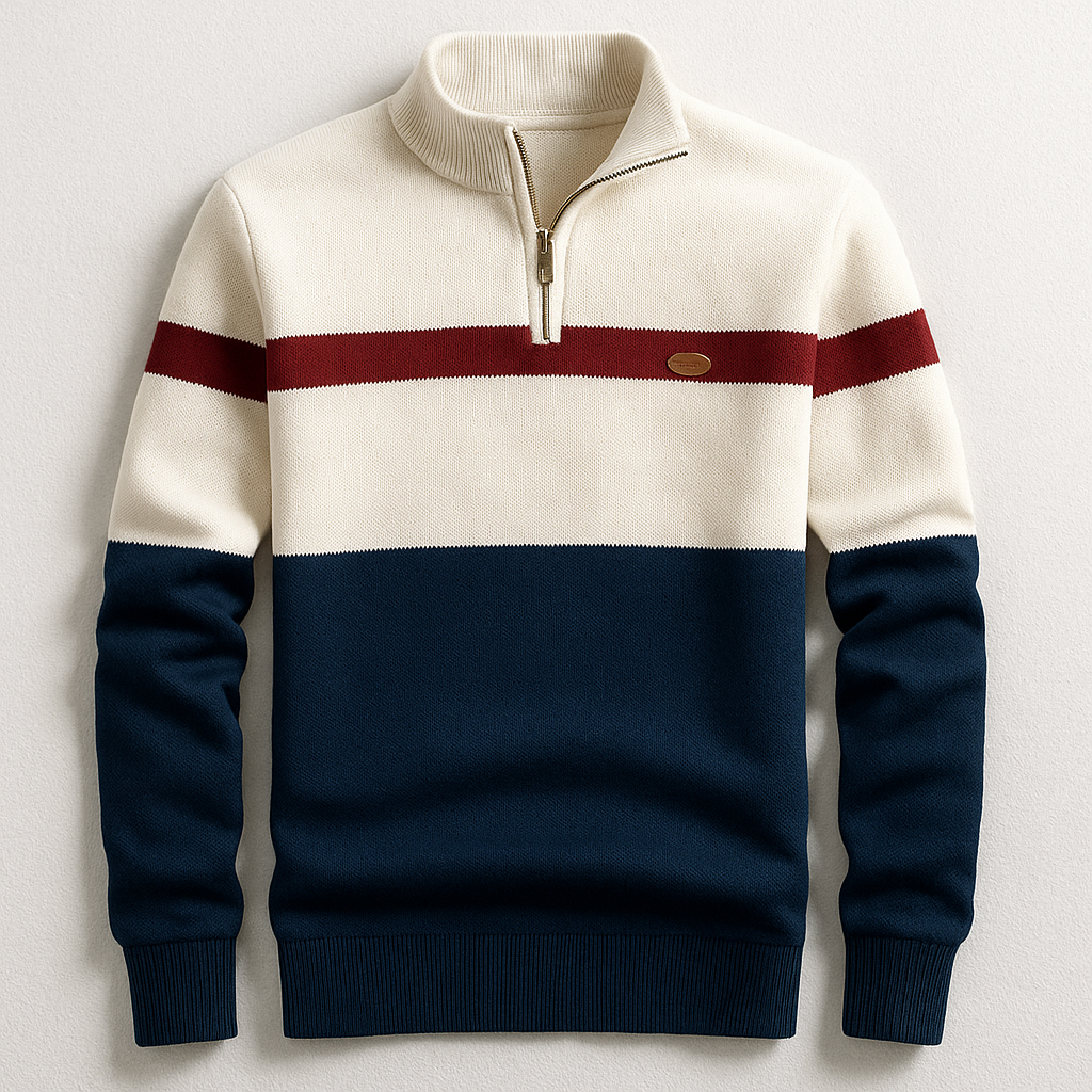 Éloi™ | Jersey refinado y cómodo con media cremallera