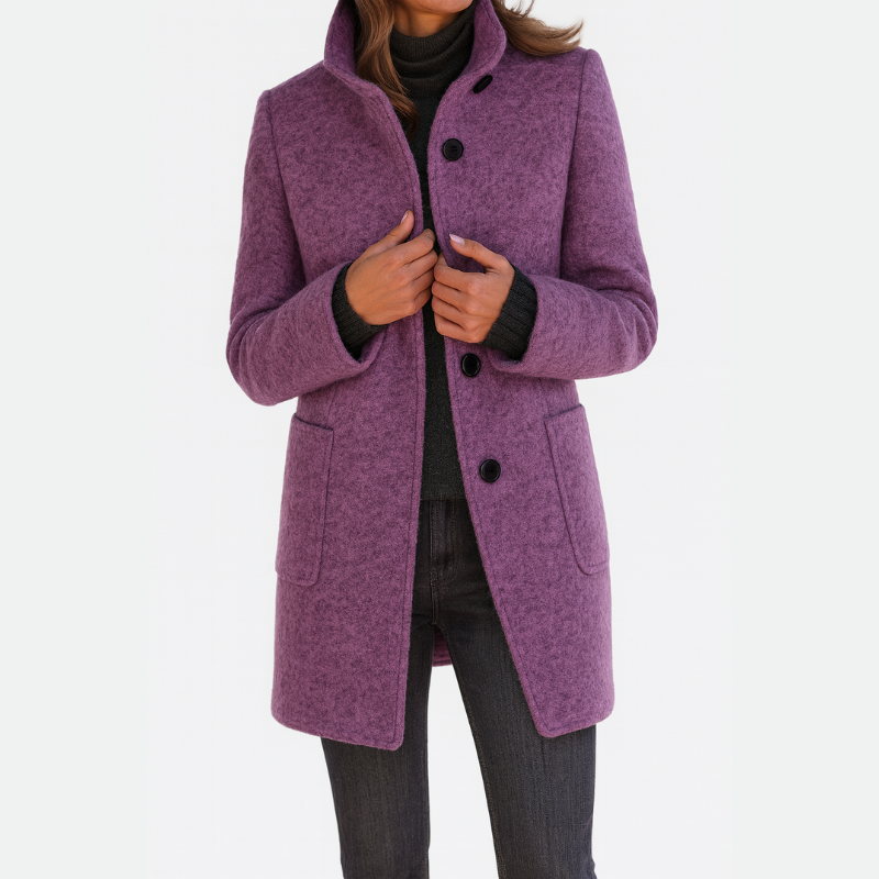 CRISTINA™  | Chaqueta de mujer con cuello alto