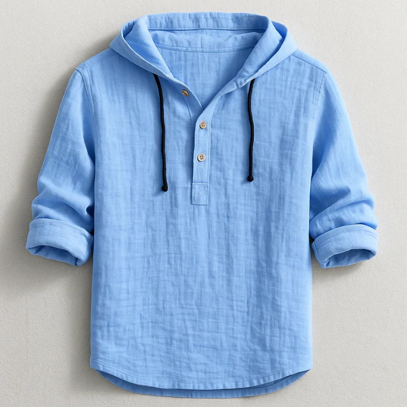 OLIVIA SUR™ | Camisa elegante con capucha