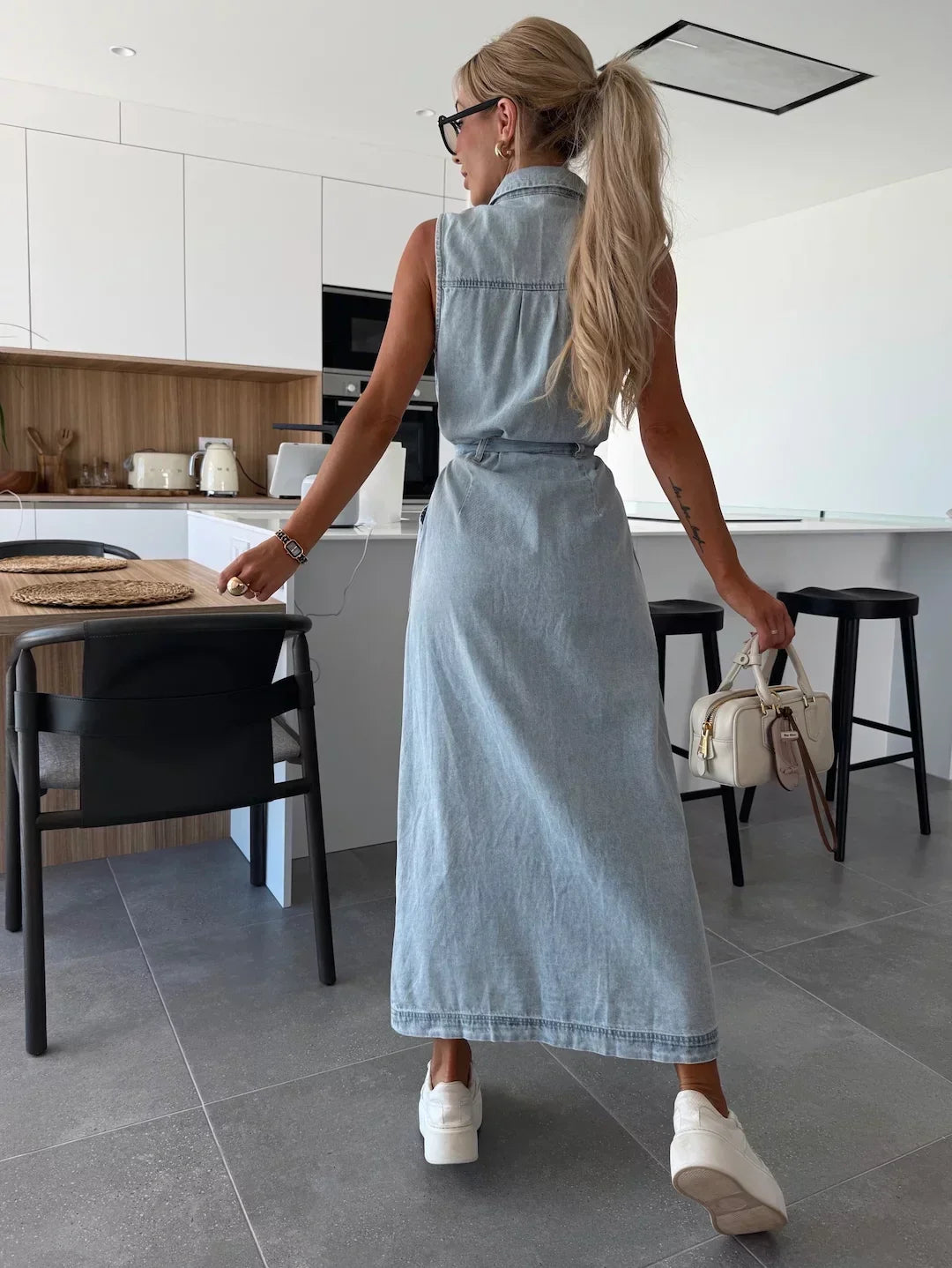 Isabel | Vestido Maxi Denim