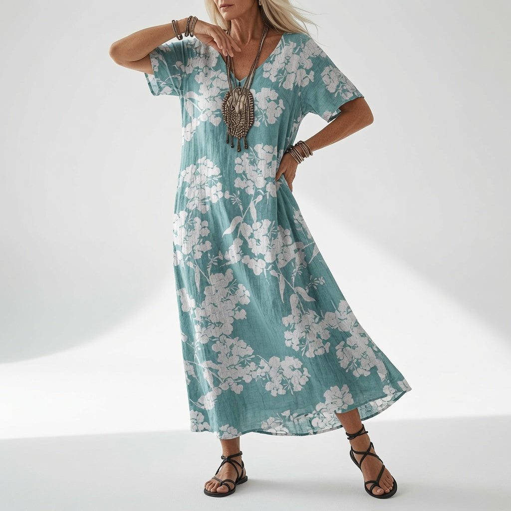 Élisoria™ — Vestido floral fluido encanto veraniego