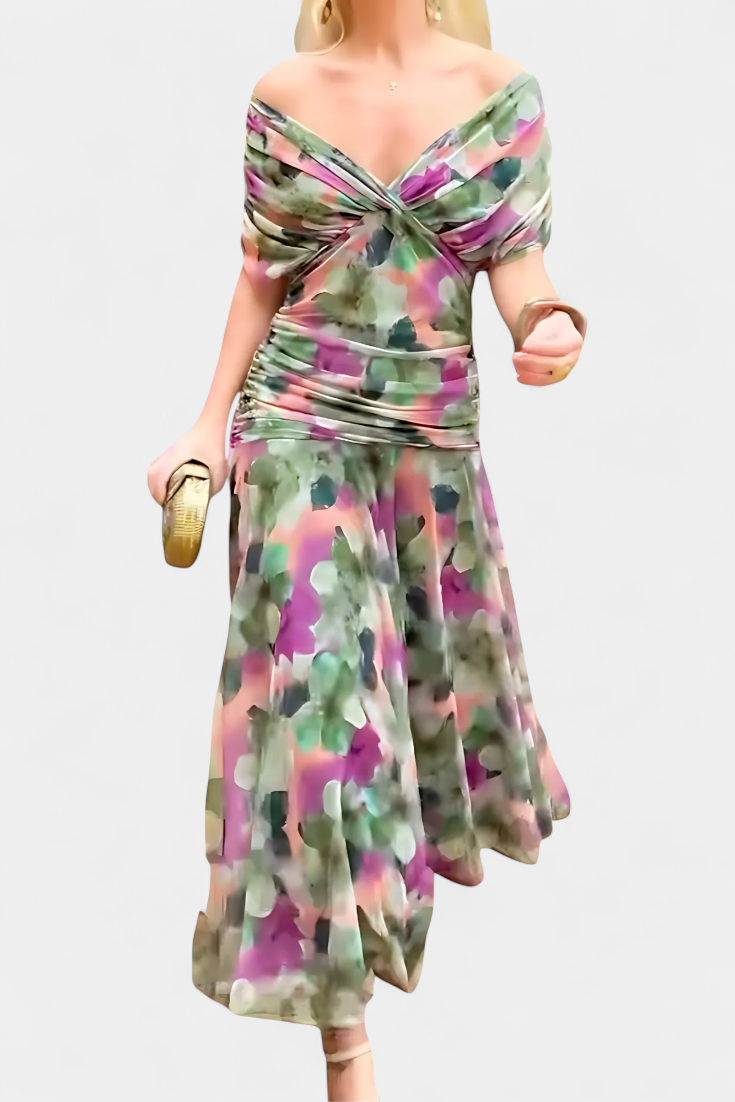 Alizée™ — Vestido floral de gracia etérea