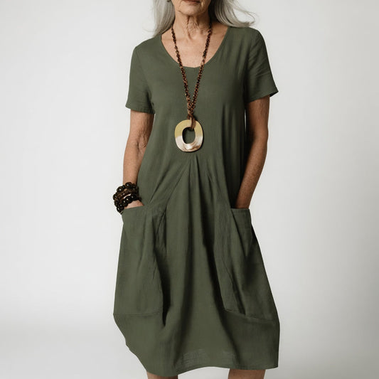 Céline™ — Vestido fluido elegancia que favorece el vientre