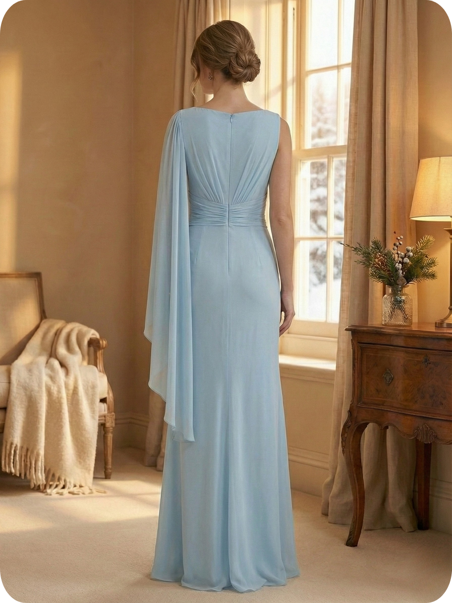 Éléonore™ — Vestido maxi fluido de líneas refinadas