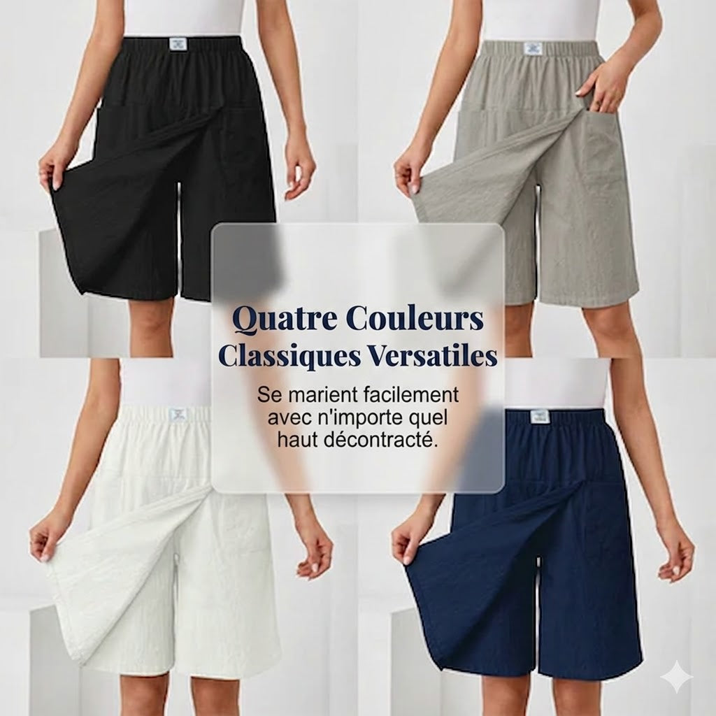 Libertine™ — Skort de cintura elástica con bolsillos, libertad activa
