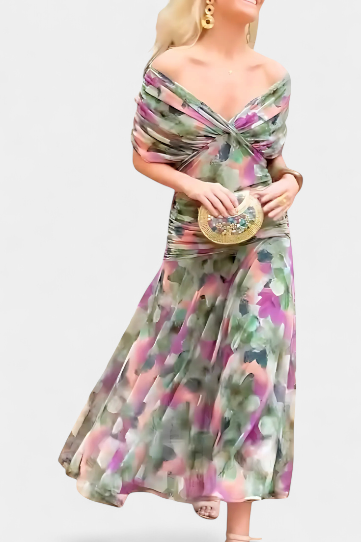 Alizée™ — Vestido floral de gracia etérea