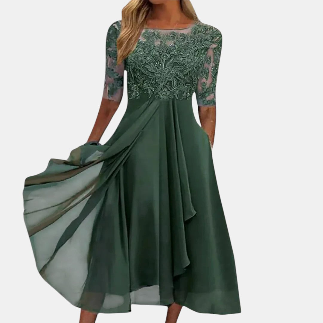 Rosa | Vestido de Encaje Elegante