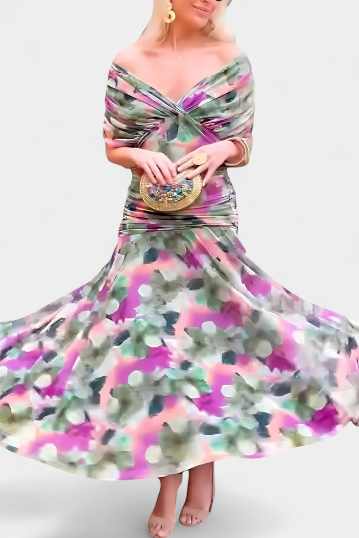 Alizée™ — Vestido floral de gracia etérea