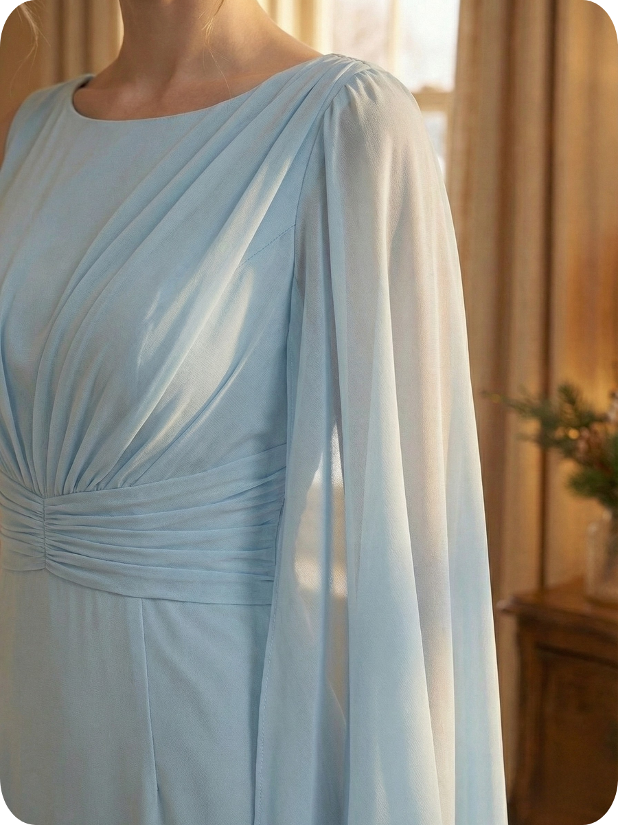 Éléonore™ — Vestido maxi fluido de líneas refinadas
