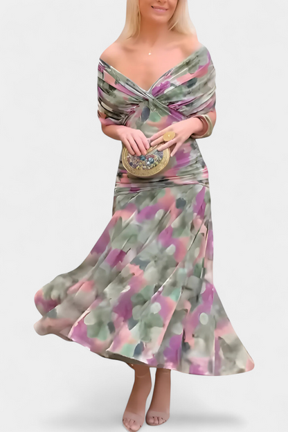 Alizée™ — Vestido floral de gracia etérea
