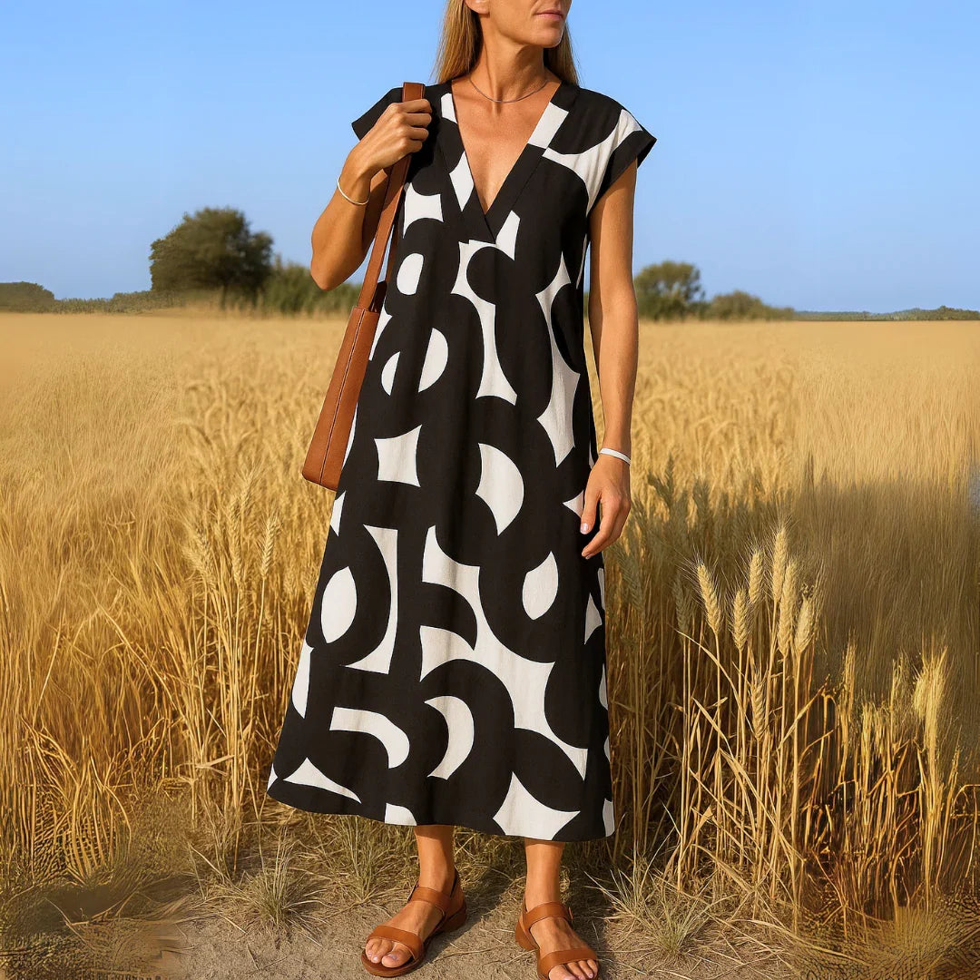 Valeria | Vestido con detalles calados