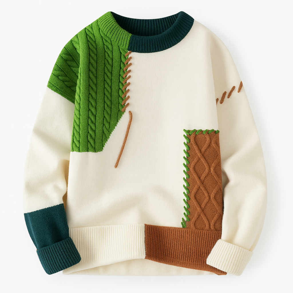 Artyn™ | El jersey patchwork moderno para un estilo con carácter