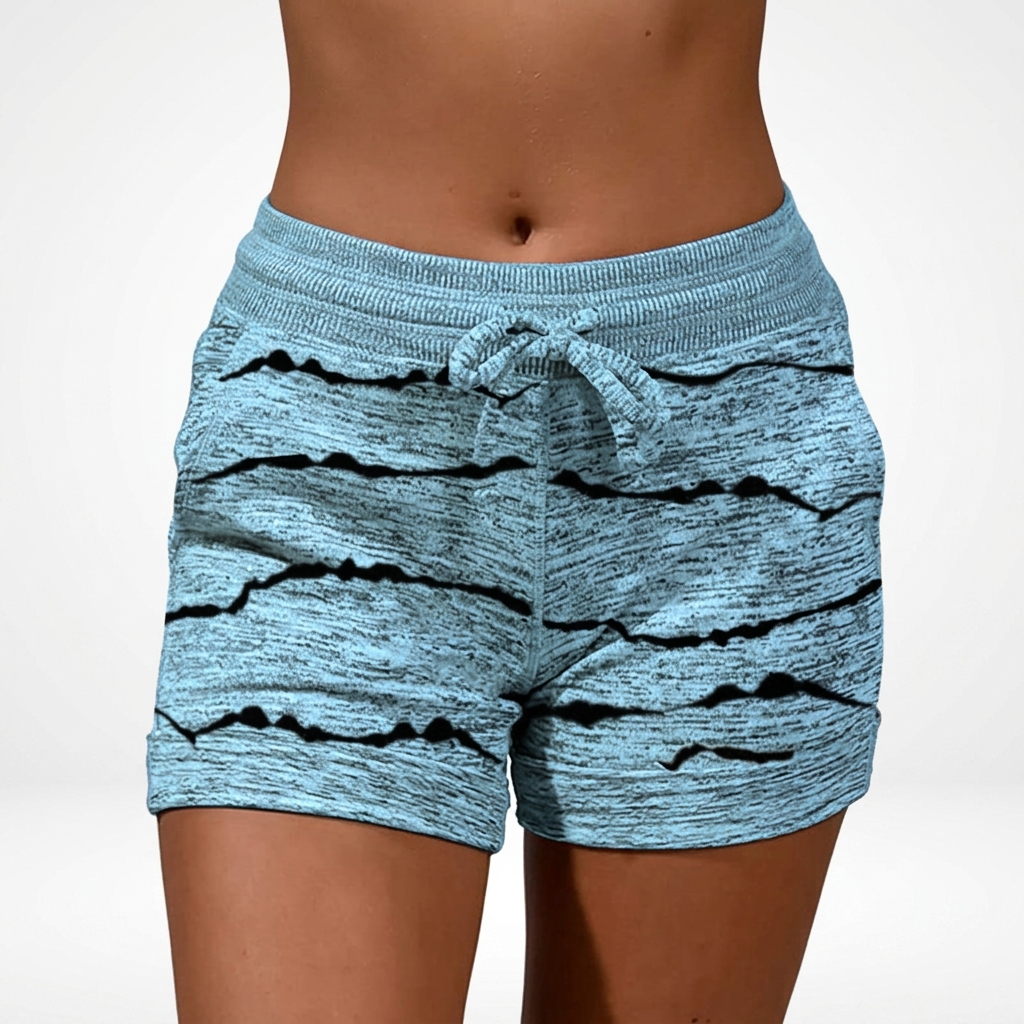 Détente™ — Short estampado con bolsillos y cordón, confort absoluto