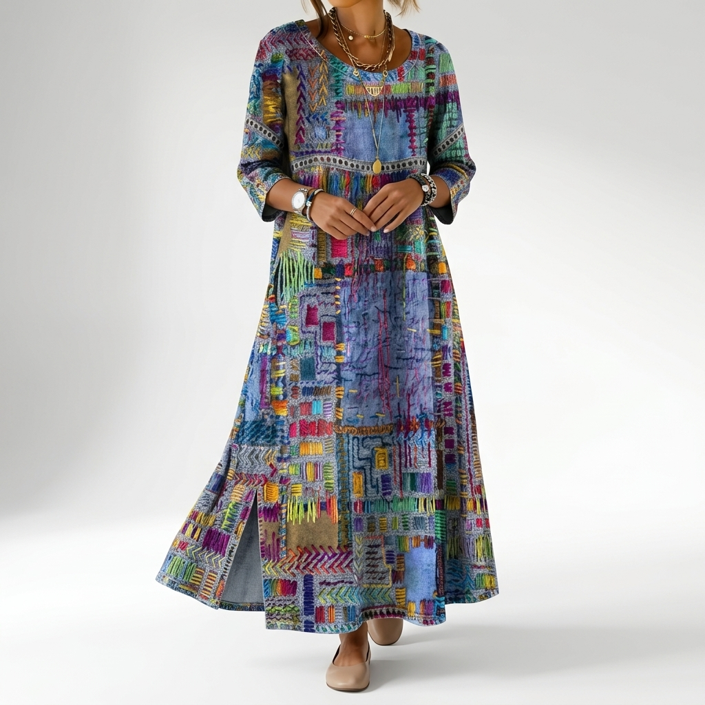 Orélissea™ — Vestido boho artístico fluido elegante