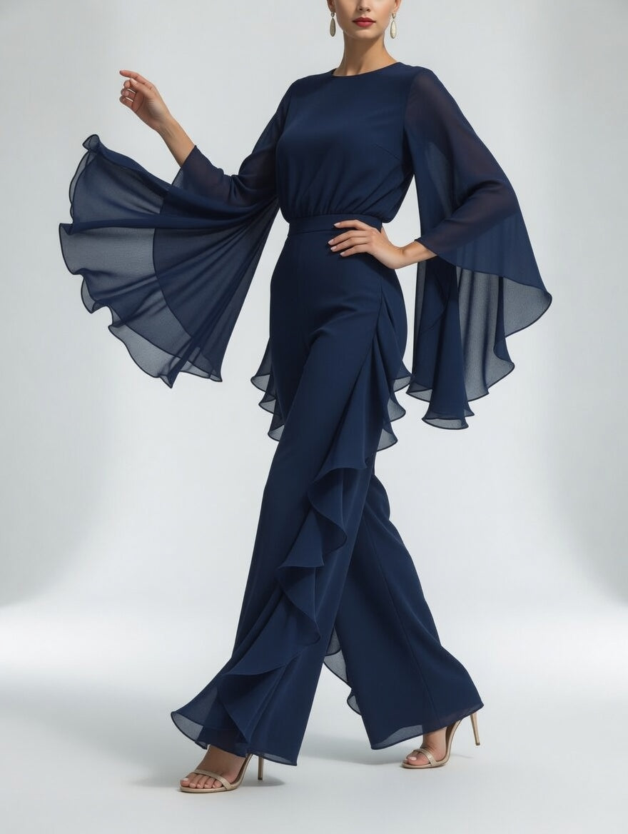 Azéliane™ — Vestido largo fluido elegancia atemporal