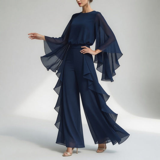 Azéliane™ — Vestido largo fluido elegancia atemporal