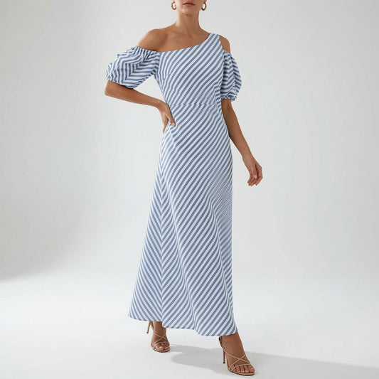 Soléa™ — Vestido hombros descubiertos elegancia veraniega