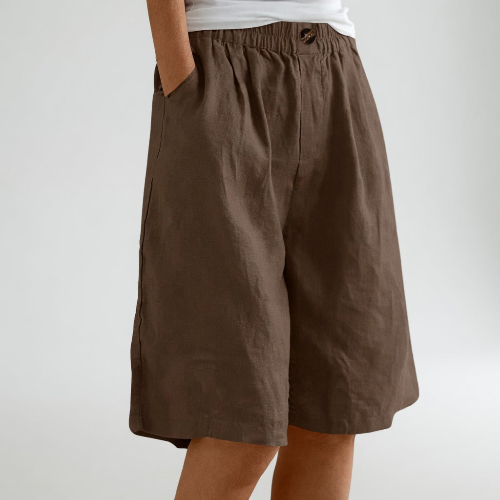 Wandeline™ | Short amplio de cintura elástica, confort estival natural