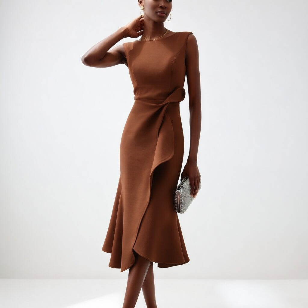 Léonise™ — Vestido estructurado elegancia esculpida moderna