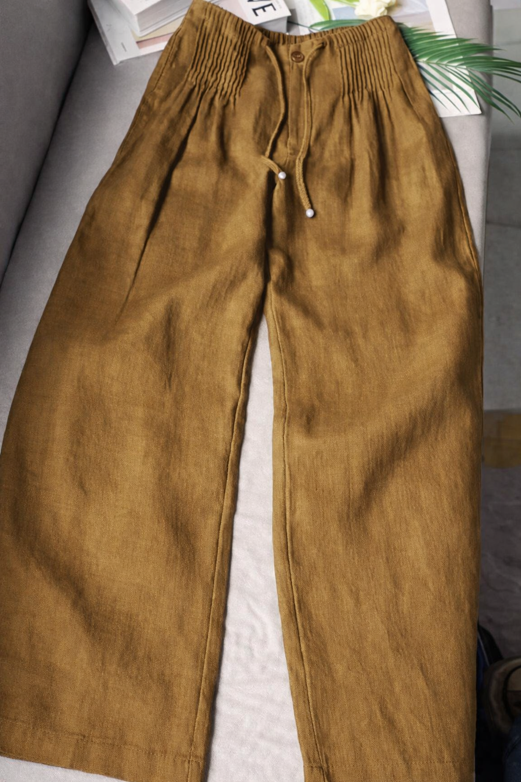 Zofia — Pantalón amplio de algodón ligero
