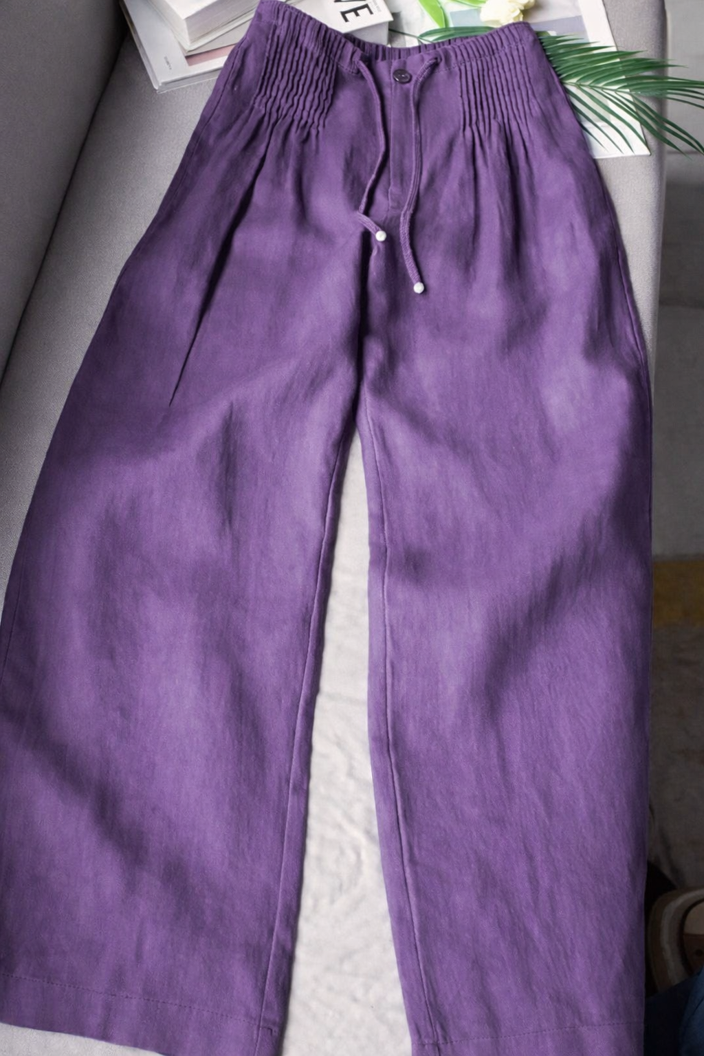 Zofia — Pantalón amplio de algodón ligero