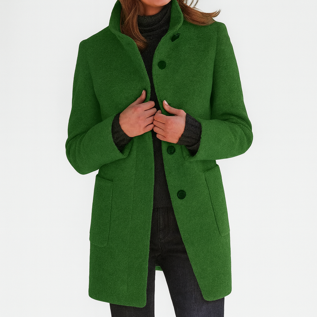 CRISTINA™  | Chaqueta de mujer con cuello alto