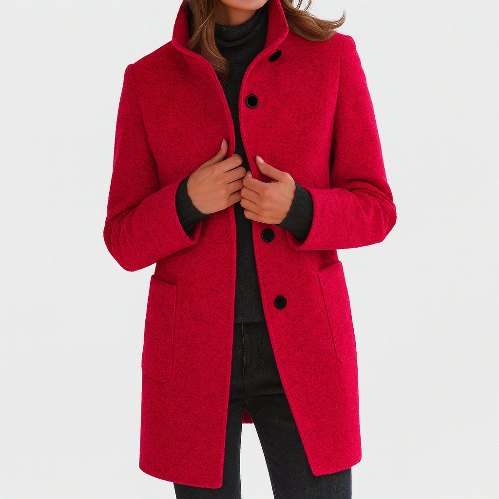 CRISTINA™  | Chaqueta de mujer con cuello alto