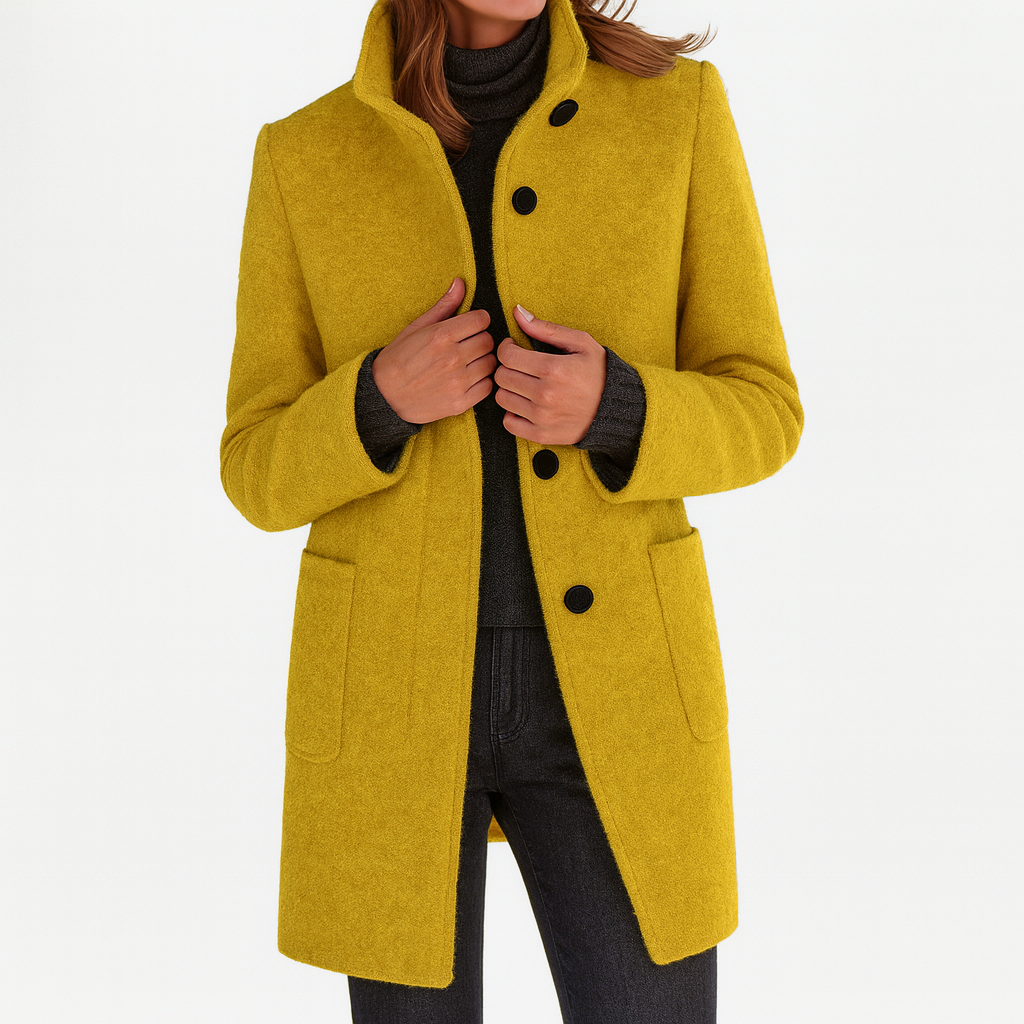 CRISTINA™  | Chaqueta de mujer con cuello alto