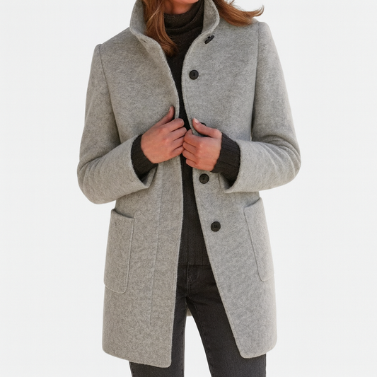 CRISTINA™  | Chaqueta de mujer con cuello alto