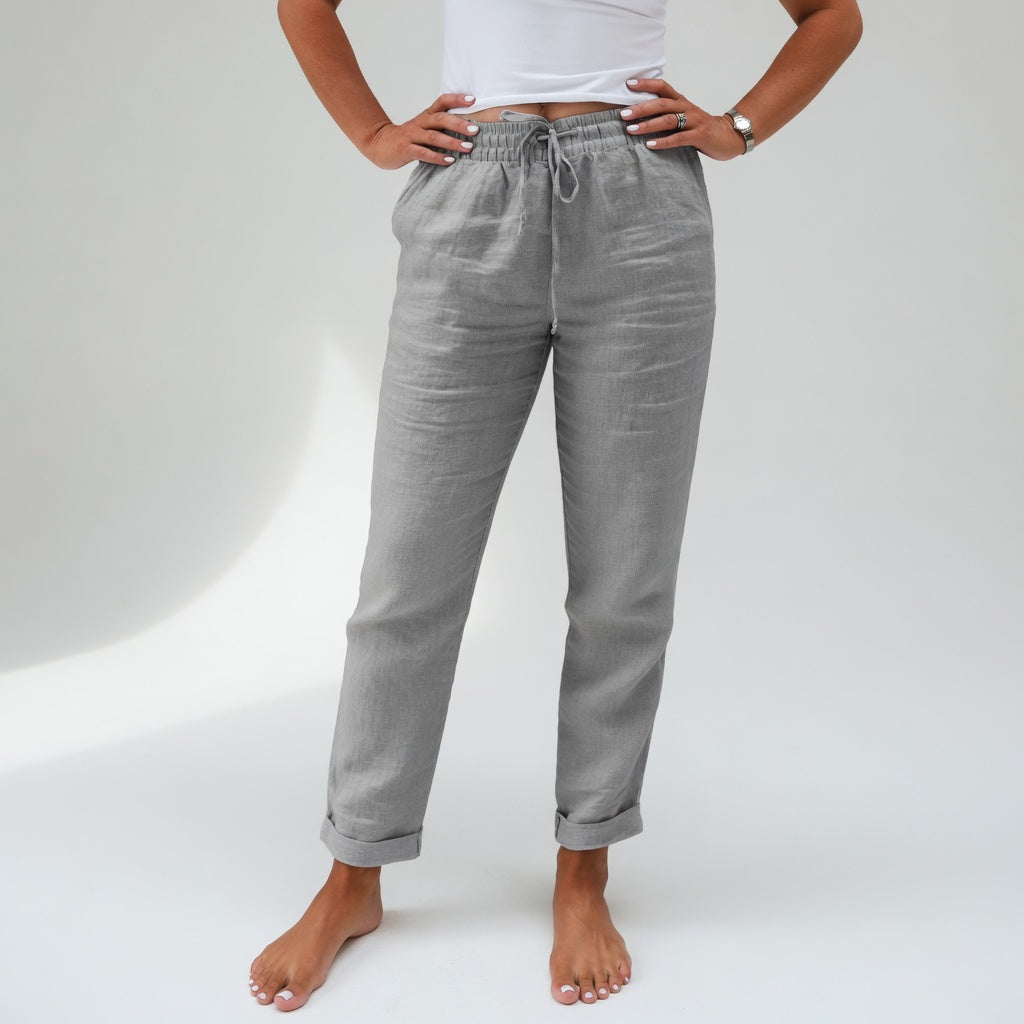 Albertine™ — Pantalón 100% algodón fluido, confort natural