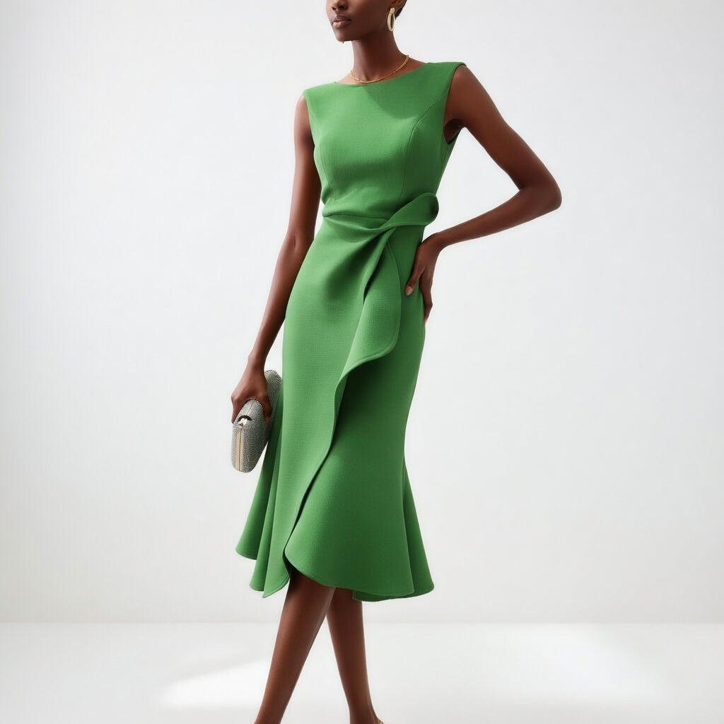 Léonise™ — Vestido estructurado elegancia esculpida moderna