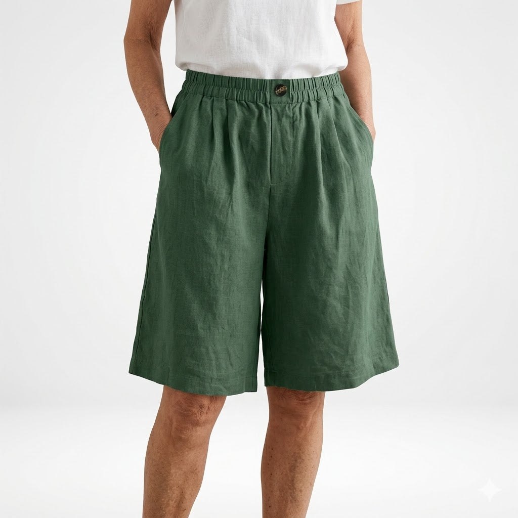 Wandeline™ | Short amplio de cintura elástica, confort estival natural