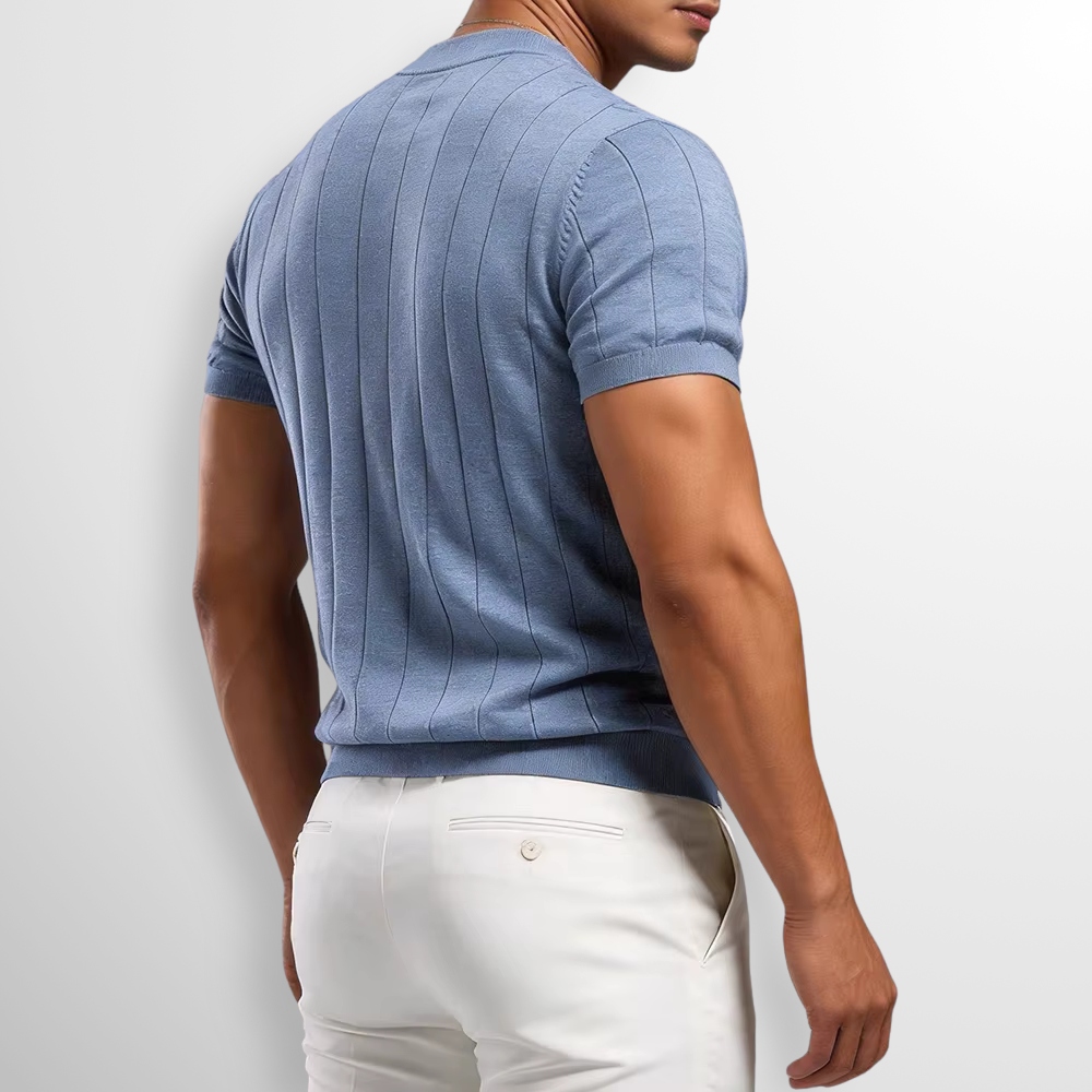 Lucas | Camiseta de canalé premium