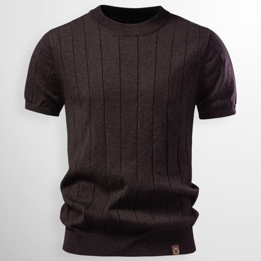 Lucas | Camiseta de canalé premium