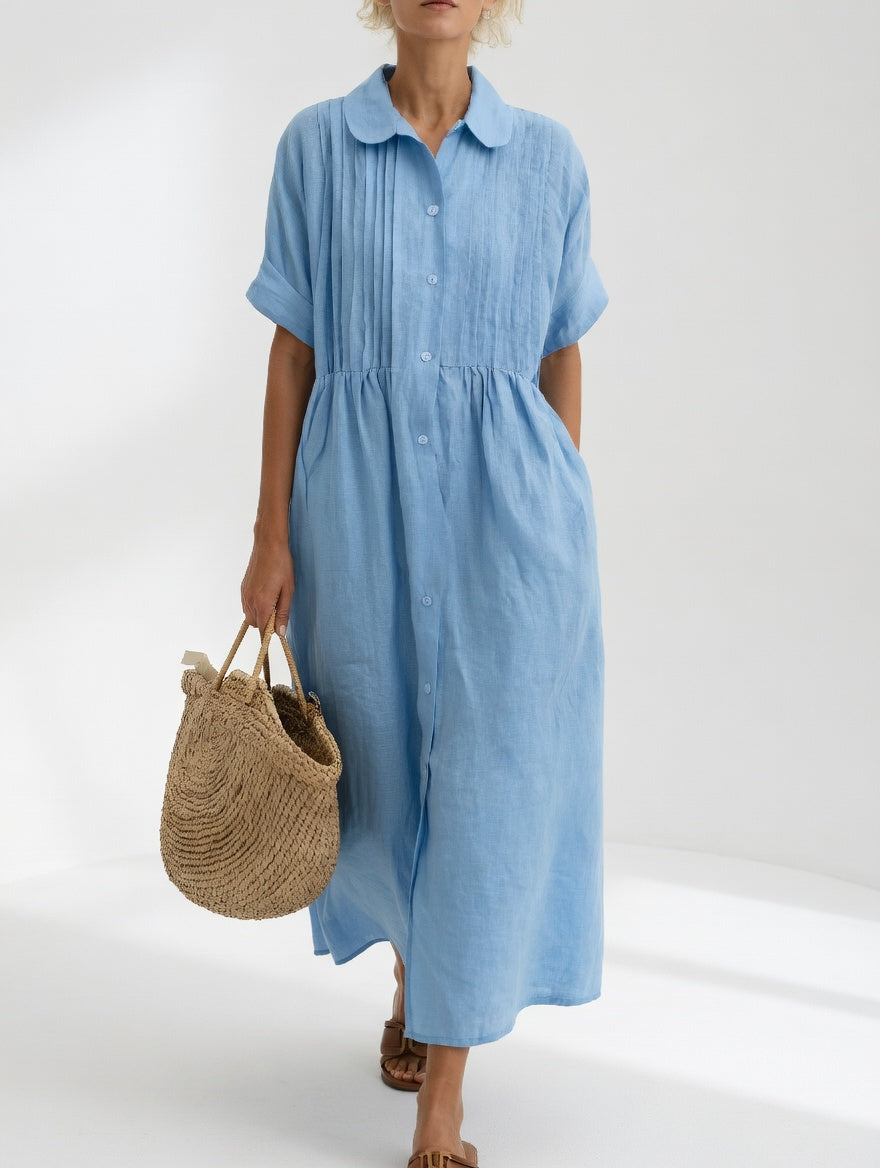 Lysandra™ — Vestido camisero fluido veraniego