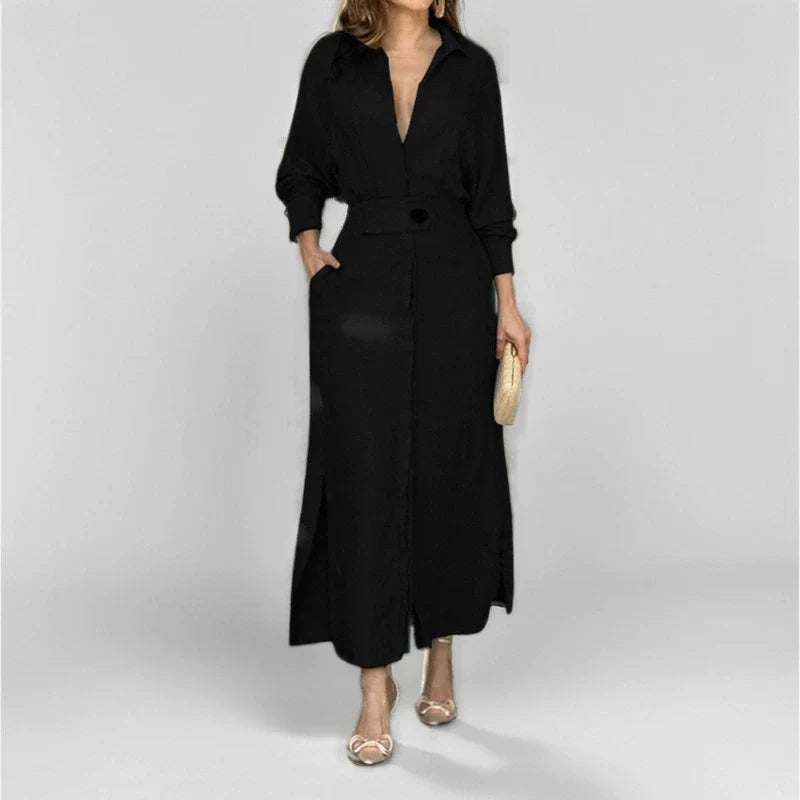 Aurélia™ — Vestido largo fluido elegancia natural