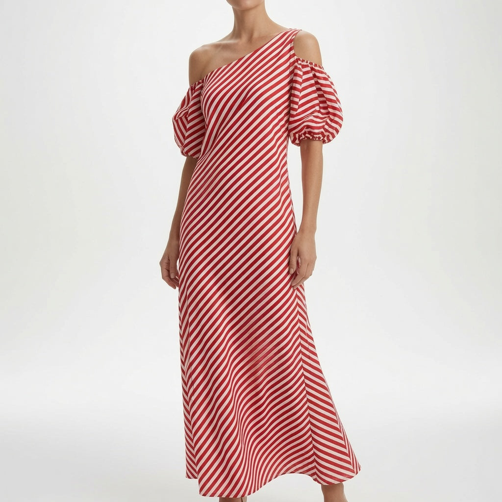 Soléa™ — Vestido hombros descubiertos elegancia veraniega