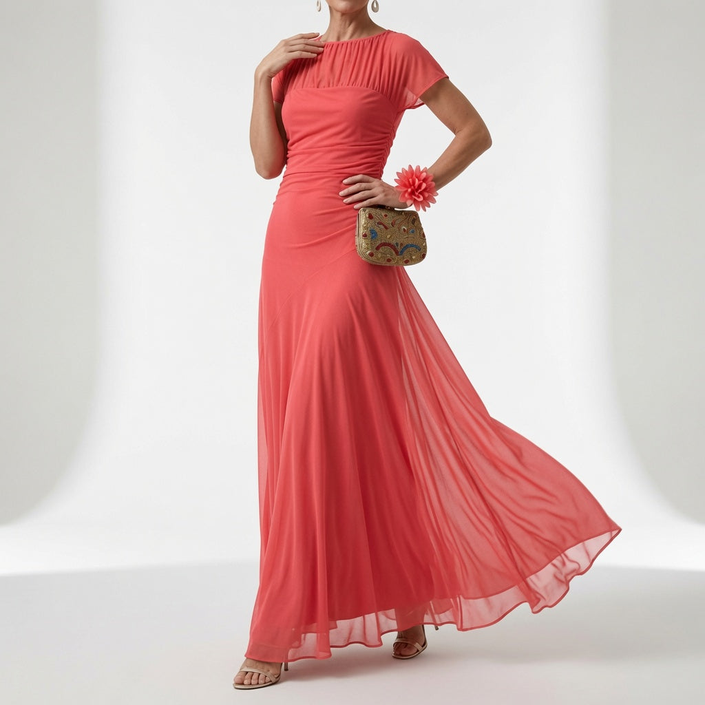 Élivaïne™ — Vestido largo fluido elegancia de noche