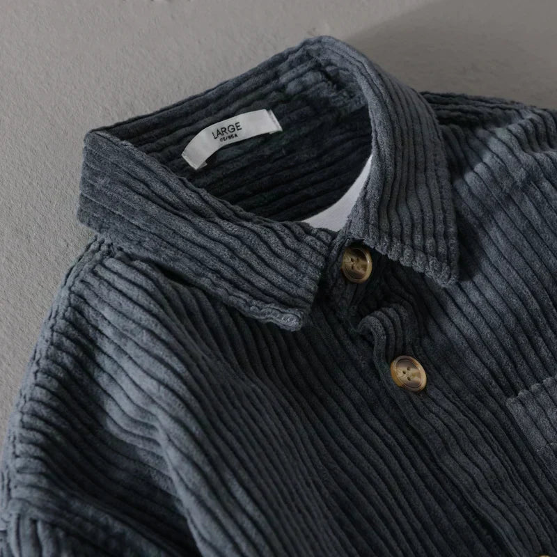 RAFAEL™ | Camisa de Pana Elegancia Atemporal
