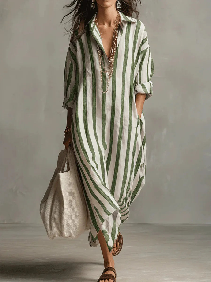 Pepa | Vestido camisero largo