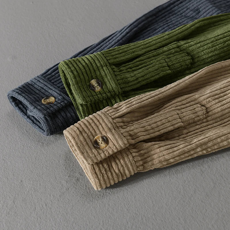 RAFAEL™ | Camisa de Pana Elegancia Atemporal