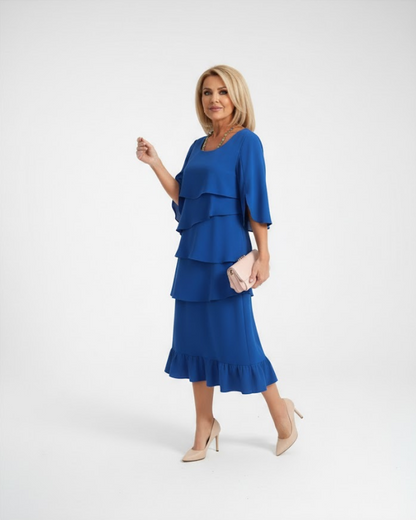 Marguerite™ — Vestido midi elegante femenino cómodo