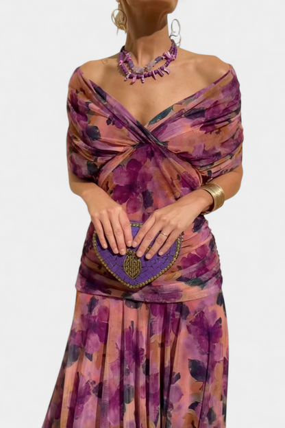 Alizée™ — Vestido floral de gracia etérea