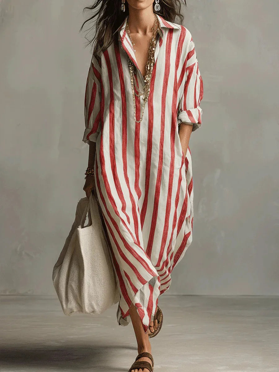 Pepa | Vestido camisero largo