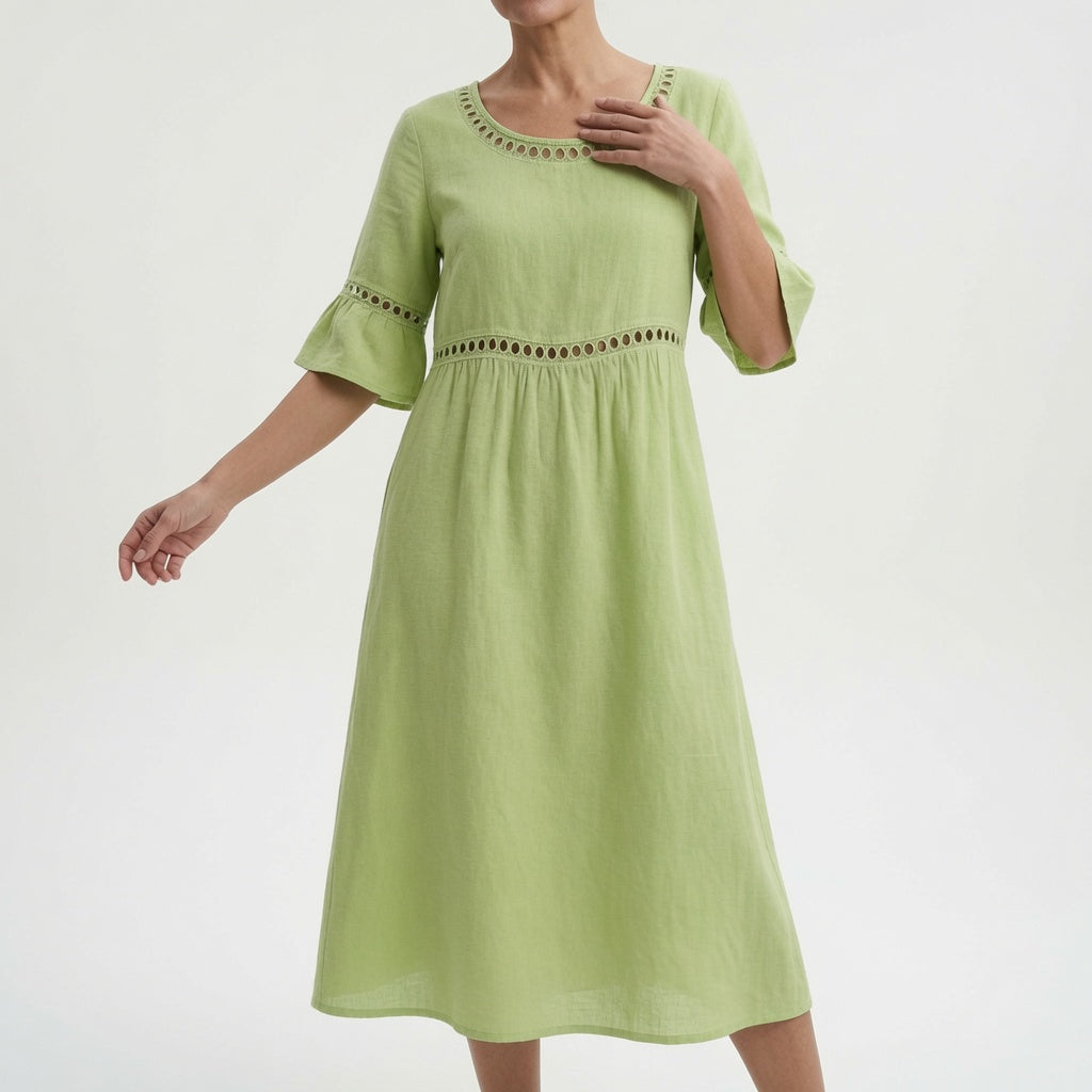 Lysévora™ — Vestido midi fluido elegancia veraniega